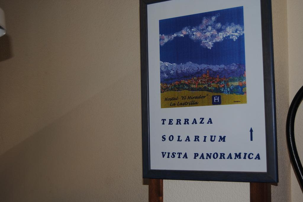 Hostal El Mirador La Lastrilla Extérieur photo